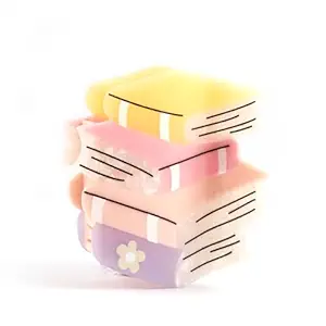 Acetate Book Hair Claw Clip Personalized Cute Girls Back to School Book Hair Claw Clip for Women Teacher Gift 1 Pieces