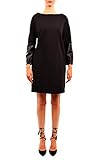 Modell: 56D00145-1T001512 Trussardi Jeans Damen Kleid Over Dress COMPACT Jersey W/EC, Schwarz (Black K299), (Herstellergröße:42)