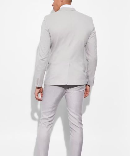 Men's 2 Piece Suits Classic Fit 2 Button Peak Lapel Jacket Blazer Pants Wedding Business Dinner Prom Dress Suit3