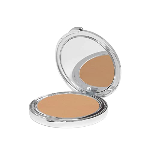 La Bella Donna Compressed Mineral Foundation - Face Powder Makeup Natural Looking Glowing Skin Wrinkle Defying Mattifying Finish Contour Makeup Long Lasting Full Coverage Sun Kissed Tan (Amber) #TOP24