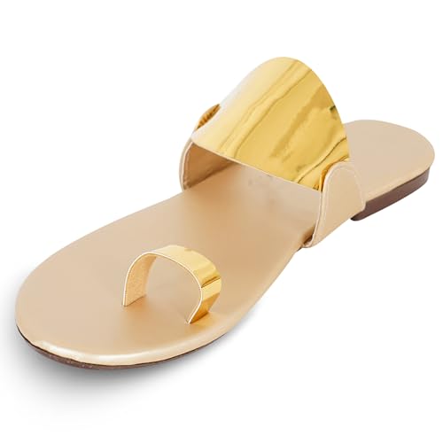 Image of DFR Women Casual Cushioned Flat Slippers Woman