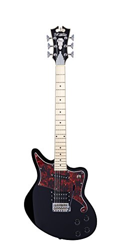 Best Atmospheric Guitars Under $1000 (2021) 28 D'Angelico Premier Bedford Electric Guitar w/ Tremolo Tailpiece - Black