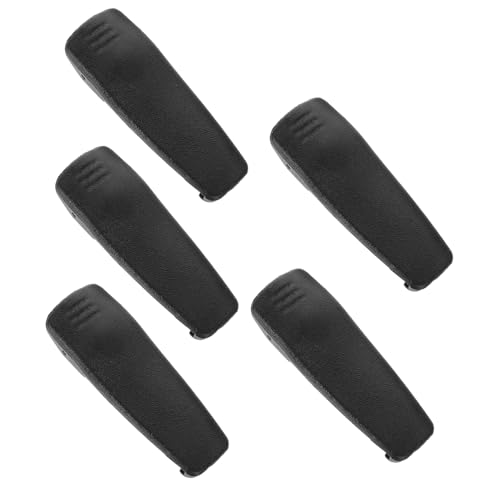 HONMEET 5pcs Durable Back Clips for Versatile Mic Holder for Hands Communication Lightweight Design Strong Compatibility for Various Activities