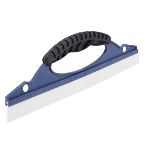 Image of Shower Squeegee Doors Cars Windows Glass Squeegee Cleaner Silicone Bathroom Wiper Ergonomic Handle Household Tool