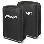 Ezilif Garden Chair Covers Waterproof, 2PCS Oxford Garden Chair Covers Outdoor, 70 x 110cm, Windproof Anti-UV Dustproof Garden Folding Reclining Chair Cover with Drawstring and Storage Bag (2 Pieces)