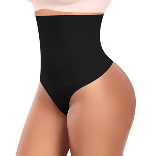 Image of Womens Thong Shapewear Mid to High Waisted Shaper Thong WN0017