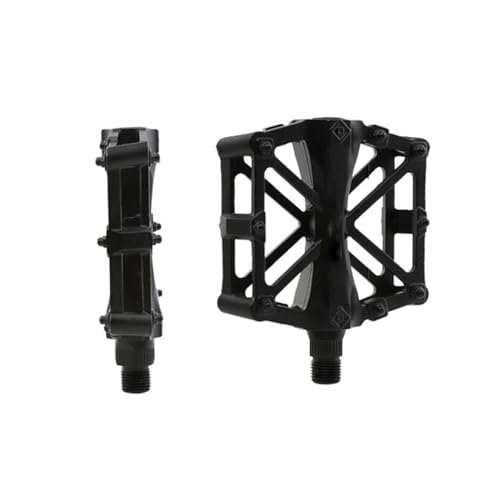 YdseozOA Fahrradpedale Fahrrad Aluminium rutschfeste langlebige Mountainbike-Pedale MTB BMX Radfahren Universal-Fahrradpedale Fahrradzubehör (schwarz)