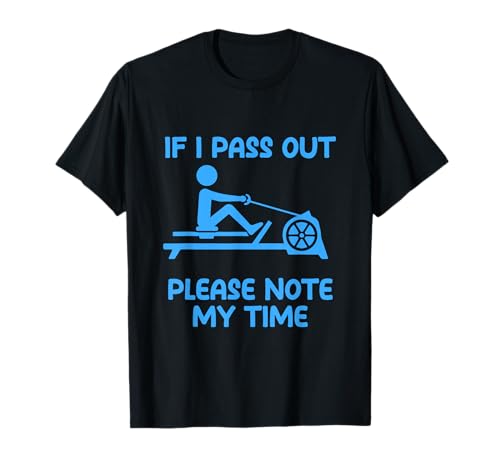 Funny ERG Machine Gym Ergometer Rowing Exercise T-Shirt