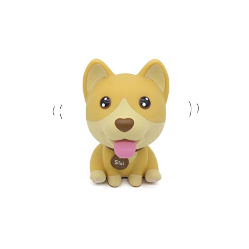 Fyant Shaking Bobbing Head Nodding Dog Smiling Bobbleheads For Car Interior Dashboard Decoration Desk Home Office Ornament Cute Shiba Inu Gift #TOP23