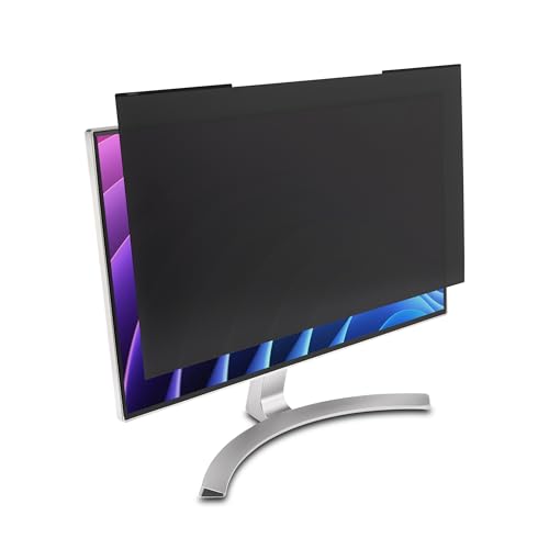 Image of Kensington MagPro 23 Inch Magnetic Computer Privacy Screen for Desktop, Removable 16:9 Computer Privacy Filter, Anti-Glare Blue Ray Reduction, Compatible with Slim Bezel Monitors, K55422WW
