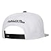 Mitchell & Ness Boston Celtics White/Silver Cement Top Snapback Adjustable Cap