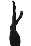 Se puede usar a máquina. Medias térmicas extra para mujer (0.52tog) (L- cintura 122cm/Negro)