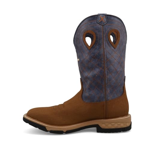 Image of Twisted X mens 12 inch Pull on Soft Toe Western Work Boot