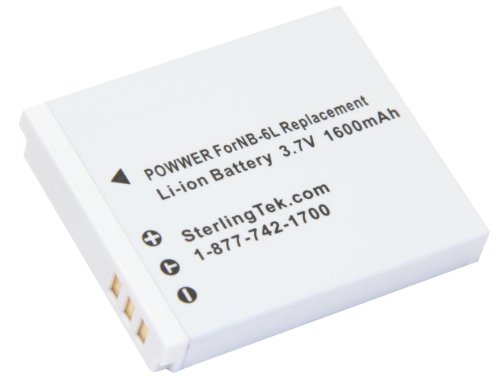 STK Canon NB-6L NB-6LH Battery 1600mAh for Powershot SX710 HS ,SX520 HS ,SX530 HS ,SX510 HS ,S120 ,SX700 HS ,SX610 HS ,SX600 HS, D30, and S95 Cameras - Thumbnail 4