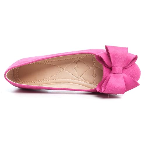 Image of Dear Time Women's Ballet Flats Dress Ballet Shoes Slip on for Office Work Comfortable Shoes