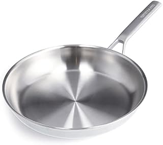 Merten & Storck Tri-Ply Stainless Steel 30cm Frying Pan, Silver