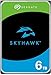 Seagate SkyHawk 6TB interne Festplatte HDD, Videoaufnahme bis zu 64 Kameras, 3.5 Zoll, 64 MB Cache, SATA 6GB/s, silber, FFP, inkl. 3 Jahre Rescue Service, Modellnr.: ST6000VX009