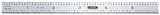 General Tools CF616 Flexible Industrial Straight Edge Ruler, 6-Inches, Satin Chrome
