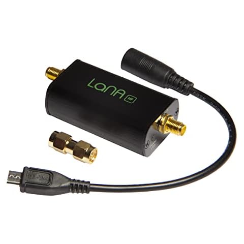 NooElec Lana HF - Rauscharmes LF, MF und HFVerstärkermodul (LNA) für RF und Software Defined Radio (SDR). Breitband 50kHz-150MHz Frequenzfähigkeit mit Bias Tee & USB Power Optionen Cover