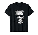 Classic Halloween Monster Horror Movie Frankenstein Portrait T-Shirt