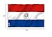 Anley Fly Breeze 3x5 Feet Paraguay Flag - Vivid Color and Fade Proof - Canvas Header and Double Stitched - Paraguayan Flags Polyester with Brass Grommets 3 X 5 Ft