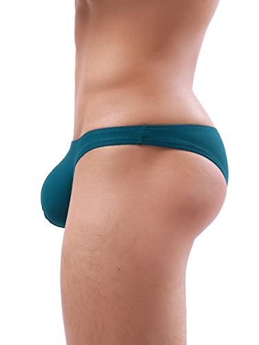 iKingsky Men's Sexy Cheeky Pouch Briefs Bugle Bikini Underwear Low Rise Half Back Under Panties for Men3