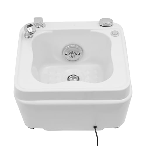 Spa de pies acrílico con luz LED y ducha portátil miniatura 6