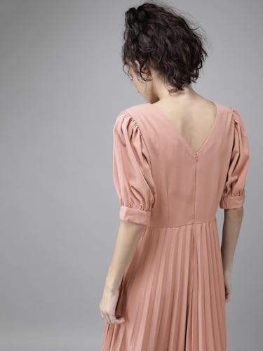 Image of Rare Women's Polyester Fit and Flare Midi Dress