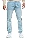 Indicode Herren INSantino Jeanshose aus 99% Baumwolle | Denim Stretch Jeans Männer Light Cloud, 34/32