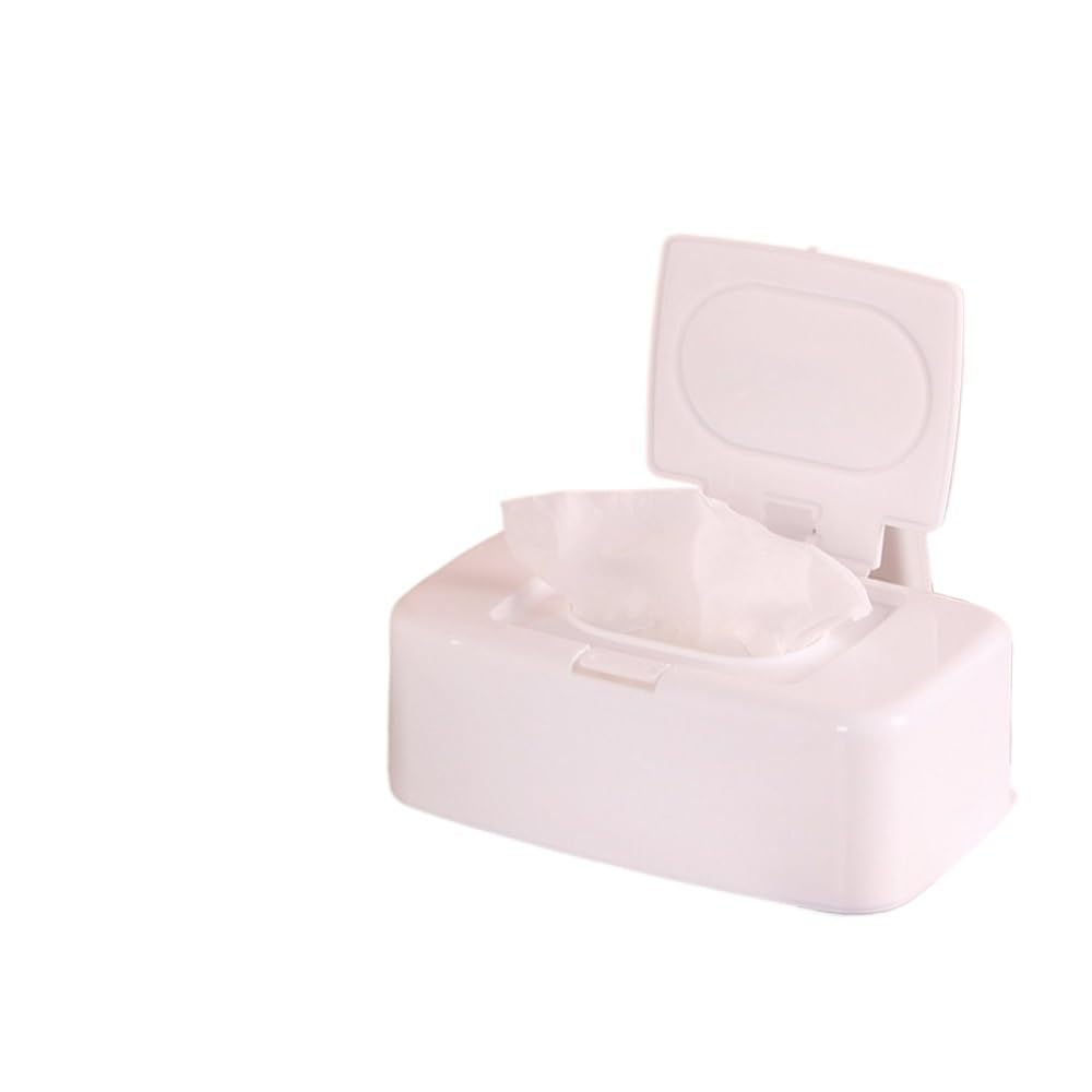 Wet Tissue Box Wipes Dispenser Portable Napkin Storage Holder Container Organizer