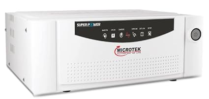 Microtek Super Power 800 Advanced Digital 700VA/12V Inverter, Support 1 Battery with 2 Year Warranty for Home, Office & Shops