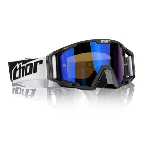OLYSPM Lunette Moto Cross Homme Femme,Masque Moto Cross Anti-UV avec Protection Nasale Amovible pour Cyclisme,Randonnée,Ski