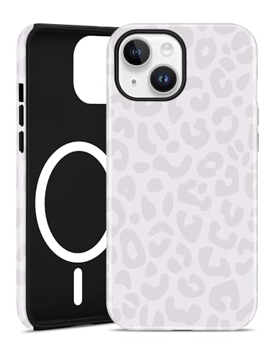 Coque imprimé guépard iPhone 14 Plus style esthétique pour le quotidien