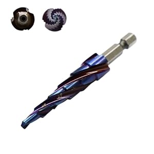 Talaze Drei-Spiralnut-Stufenbohrer, 6 Stufen