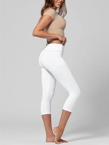 Image of Conceited High Waist Leggings in Shorts, Capri and Full Length - Buttery Soft - 3 inch High Waistband - Regular and Plus Size