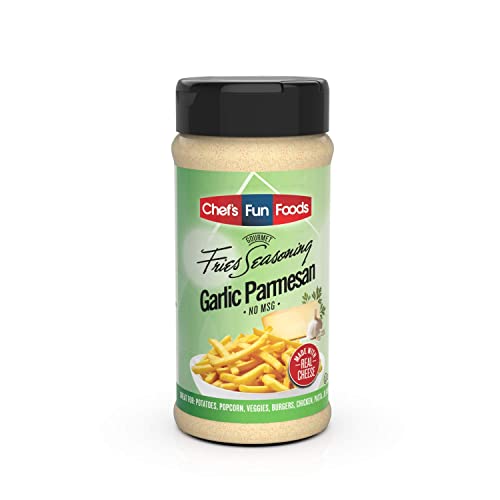3 Set – Gourmet Fries Seasonings Bottle, Garlic Parmesan, 9 Ounce,3 Set 9 Ounce (Pack of 1)
