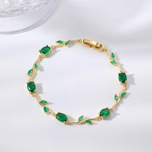 Image of SALTY Tulip Bracelet for Women Anti Tarnish | Fancy Floral Bracelet | Jewellery Gifts | Hand Band | Fashion Accessories for Girls | Minimal Jewelry Design | Gift for Rakhi | Gift for Diwali, Christmas, Marriage, Birthday