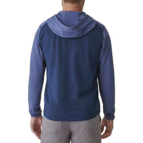 BASS OUTDOOR Men's Hooded Henley Long Sleeve Pullover2