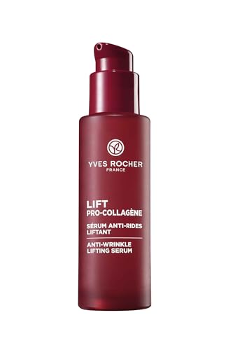 Yves Rocher LIFT PRO-COLLAGÈNE Serum Facial Alisador Anti-Arrugas - Fórmula Innovadora con Ficoide Glacial y Acido Hialuronico - Alisa, Hidrata y Rellena - Fabricado en Francia - 30ml