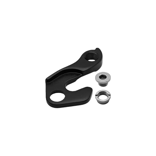 bociloy Universal Black Derailleur Hanger Replacement Part for Most Bicycle Models Aluminum Alloy Frame Gear Hook MTB Road Bike with Mounting Screws