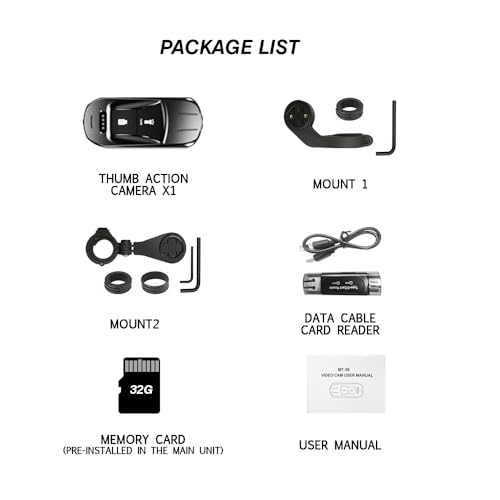 Mini Bike Camera with Voice Alert