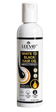 White to Black Hair Oil, Miracle Formula, Sulphate Free, Paraben Free, Silicone Free, 100ml-picture-36