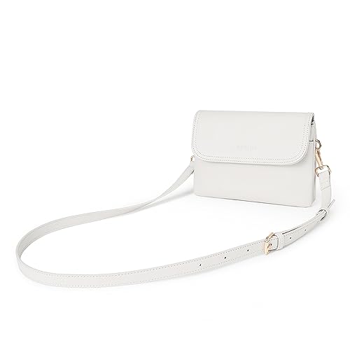 Sac de téléphone en cuir pour femme CHOLISS, la maroquinerie fine au format A5 épuré