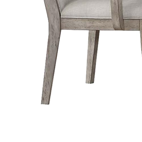 Sillón Tapizado Plegable Gris miniatura 5