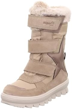 Superfit Mädchen Mädchen Flavia Mädchen Warm Gefütterte Gore-tex Schwarz/Beige 0000Stiefel