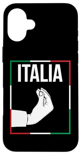 Italia - U - ̃WFX`[ - C^A ?  ? C^A t@ Hand Gesture X}zP[X iPhone 16 Plus p