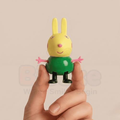 Image of 14 - Piece Peppa Pig Family and Friends Figure Set - Poseable Toy Figures for Kids Includes George & Mummy Pig for Kids