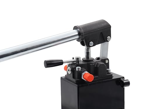 Hydraulische Handpumpen Doppelwirkende 12-25 - 45cc, Öltank 1-3-5 Lt. (D.W. 45 ccm 3 Lt Tank)