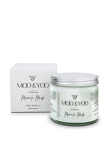 Moo & Yoo Miracle Hair Mask for Dry & Damaged Hair, With Marula Oil, Icelandic Moss & Wheat Protein - Image 2