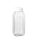 MT Products PET Plastic Juice Bottles 8 oz. - Clear Take-out Containers (Pack of 12) - Made in USA
